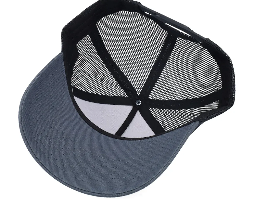 Blank Light Grey/Black/Charcoal A-frame Trucker - Equip