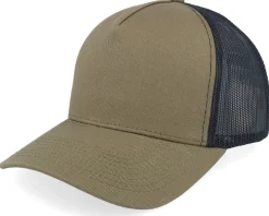 Blank Light Grey/Black/Charcoal A-frame Trucker - Equip