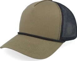 Blank Rope Black/White A-frame Trucker - Equip