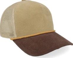 Blank Rope Cord Khaki/Brown A-Frame Trucker - Equip