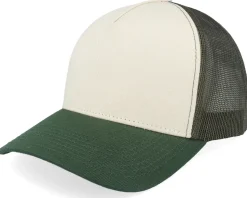 Blank Stone/Olive/Dark Green A-frame Trucker - Equip
