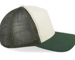 Blank Stone/Olive/Dark Green A-frame Trucker - Equip