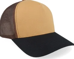 Blank Wheat/Brown/Black A-frame Trucker - Equip