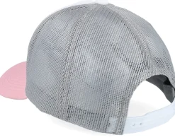 Blank White/Light Grey/Light Pink A-frame Trucker - Equip