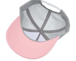 Blank White/Light Grey/Light Pink A-frame Trucker - Equip