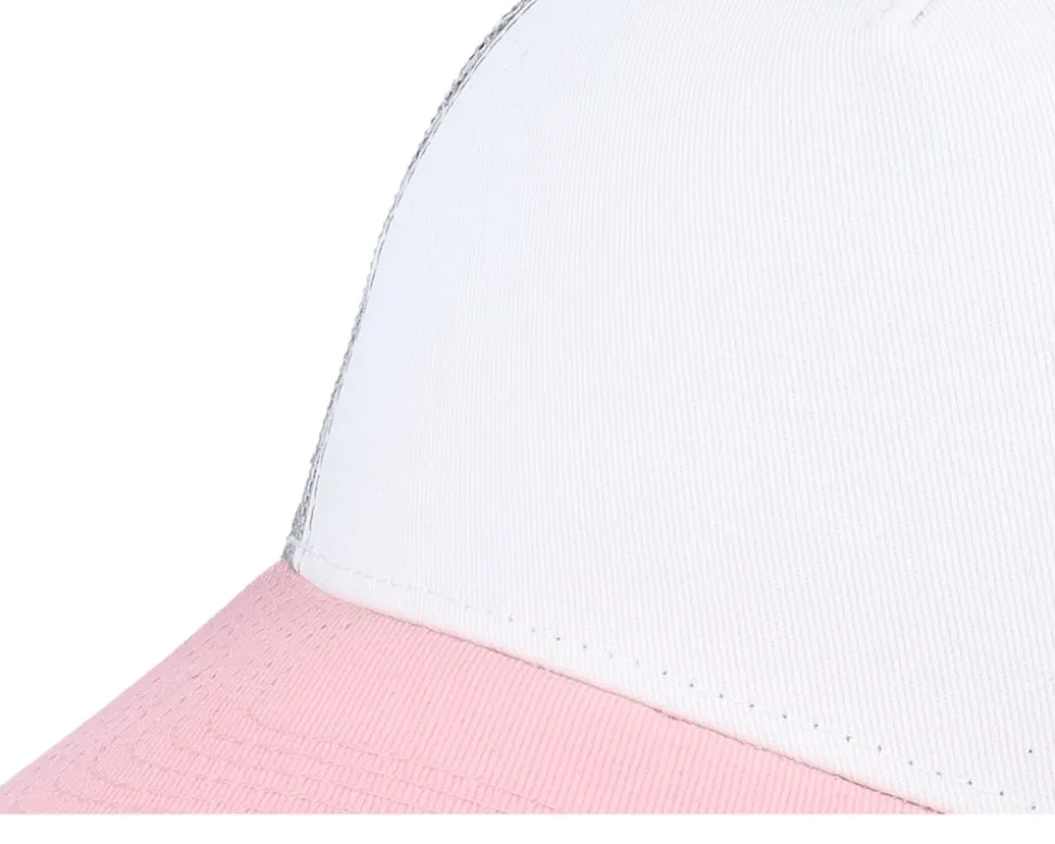 Blank White/Light Grey/Light Pink A-frame Trucker - Equip
