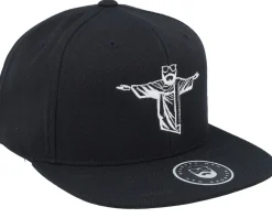 Bless You Black Snapback - Bearded Man