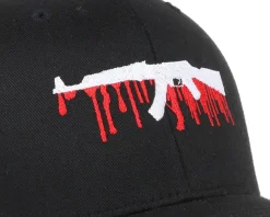 Bloody AK47 Black Flexfit - GUNS n SKULLS