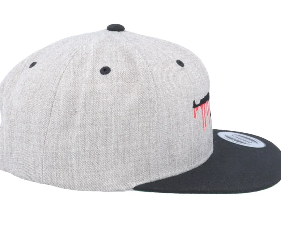 Bloody AK47 Grey/Black Snapback - GUNS n SKULLS