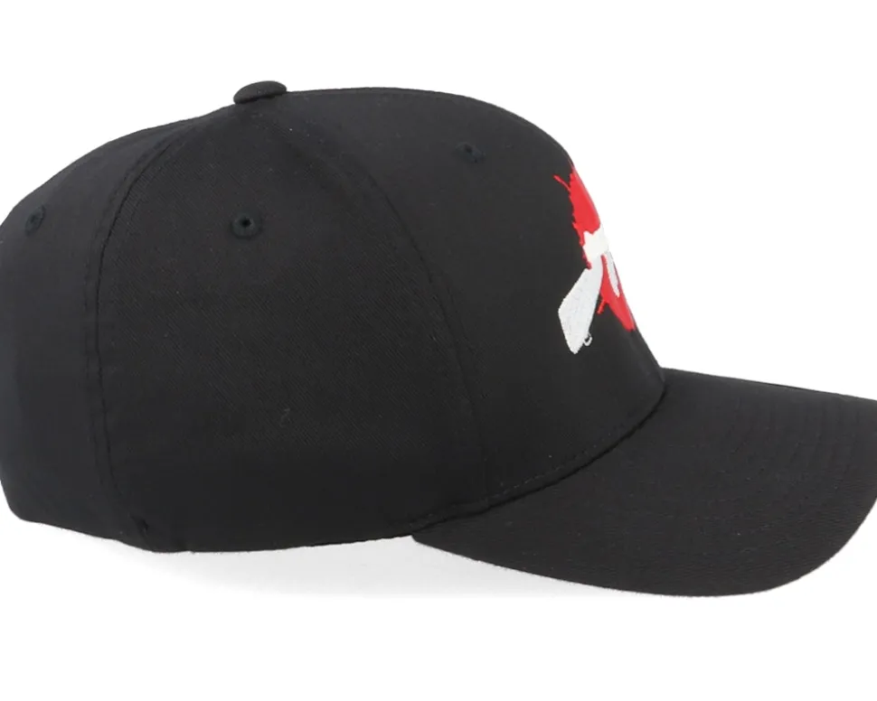 Bloody Tommy Gun Black Flexfit - GUNS n SKULLS