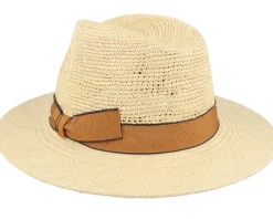 Blue Line Bio Panama Natural/Curry Band Straw Hat - MJM Hats
