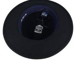 Blue Line Brazil Wool/Cashmere Black Fedora - MJM Hats
