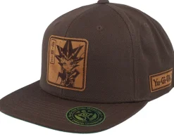 Blue-eyes White Dragon Engraved Brown Snapback - Yu-Gi-Oh