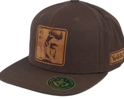 Blue-eyes White Dragon Engraved Brown Snapback - Yu-Gi-Oh