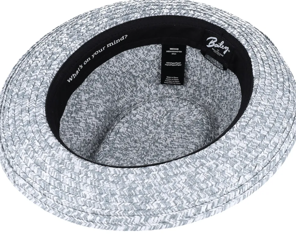 Blume Charcoal Multi Straw Hat - Seeberger