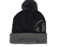 Bobble Beanie Black Pom - Taylor Made