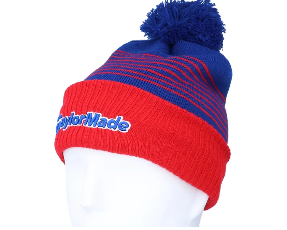 Bobble beanie red royal Pom - Taylor Made