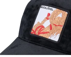Bockjävel Velvet Black/Black A-frame Trucker - Ho-Ho-Hats