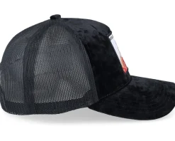 Bockjävel Velvet Black/Black A-frame Trucker - Ho-Ho-Hats