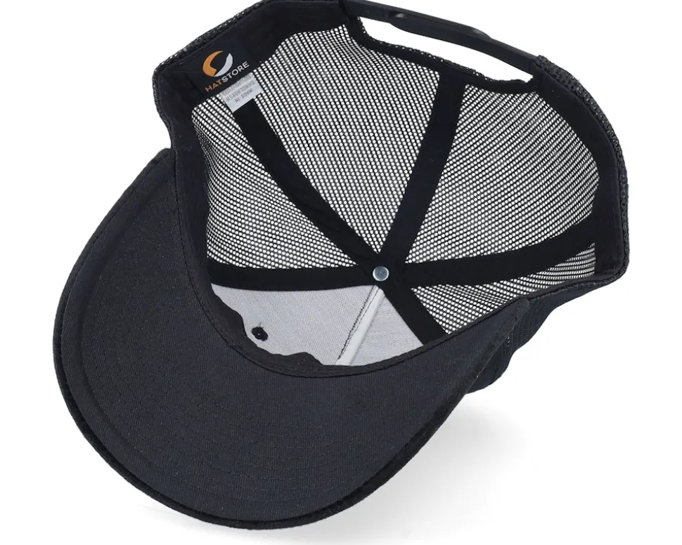 Bockjävel Velvet Black/Black A-frame Trucker - Ho-Ho-Hats