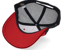 Bockjävel Velvet Red/Black A-frame Trucker - Ho-Ho-Hats