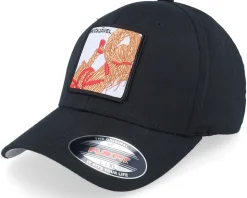 Bockjävel Wooly Combed Black Flexfit - Ho-Ho-Hats