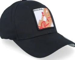 Bockjävel Wooly Combed Black Flexfit - Ho-Ho-Hats