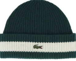 Bonnet Sinople/Flour Cuff - Lacoste