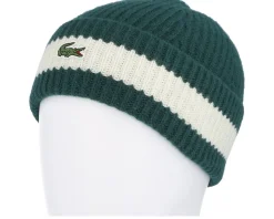 Bonnet Sinople/Flour Cuff - Lacoste