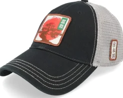Bonsai Tree 111 Split Black/Charcoal Trucker - Yapan