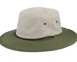 Boonie Organic Cotton Beige/Olive Traveler - MJM Hats
