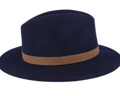 Bosco Hat Navy Fedora - Wigéns