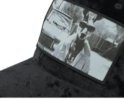 Boss Kangaroo Velvet Black A-frame Trucker - Calza Pennello