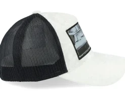 Boss Kangaroo Velvet White/Black A-frame Trucker - Calza Pennello