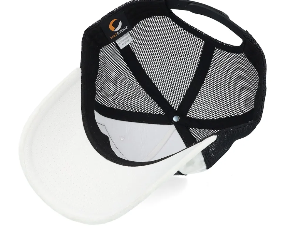Boss Kangaroo Velvet White/Black A-frame Trucker - Calza Pennello