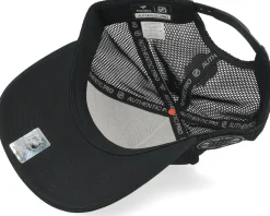 Boston Bruins Authentic Pro Road Black A-frame Trucker - Fanatics
