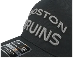 Boston Bruins Authentic Pro Road Black A-frame Trucker - Fanatics