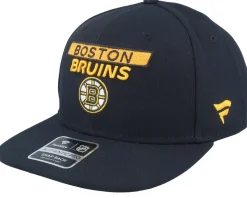 Boston Bruins Authentic Pro Rink Prime Black Snapback - Fanatics