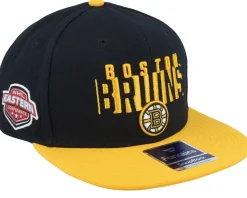 Boston Bruins Black/Yellow Gold Snapback - Fanatics