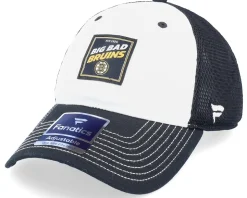 Boston Bruins Block Party White/Black Trucker - Fanatics