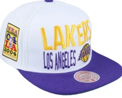 Boston Celtics Toss Up White/Green Snapback - Mitchell & Ness