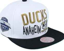 Boston Celtics Toss Up White/Green Snapback - Mitchell & Ness