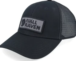 Box Logo Långtradarkeps Black Trucker - Fjällräven