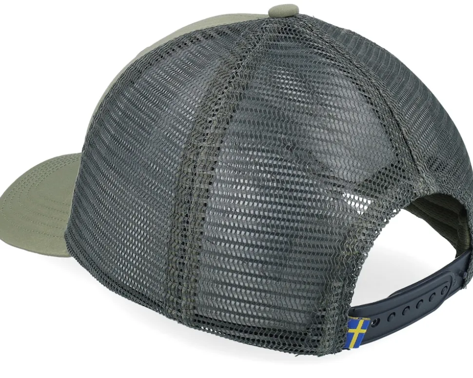 Box Logo Långtradarkeps Green Trucker - Fjällräven