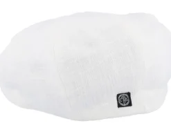 Branson Ramie Off-White Flat Cap - CTH Ericson