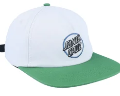 Breaker Opus Light Grey/Green Strapback - Santa Cruz