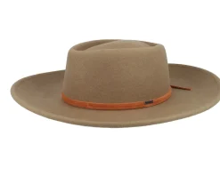 Brenton Convertabrim Tobacco Brown Fedora - Brixton