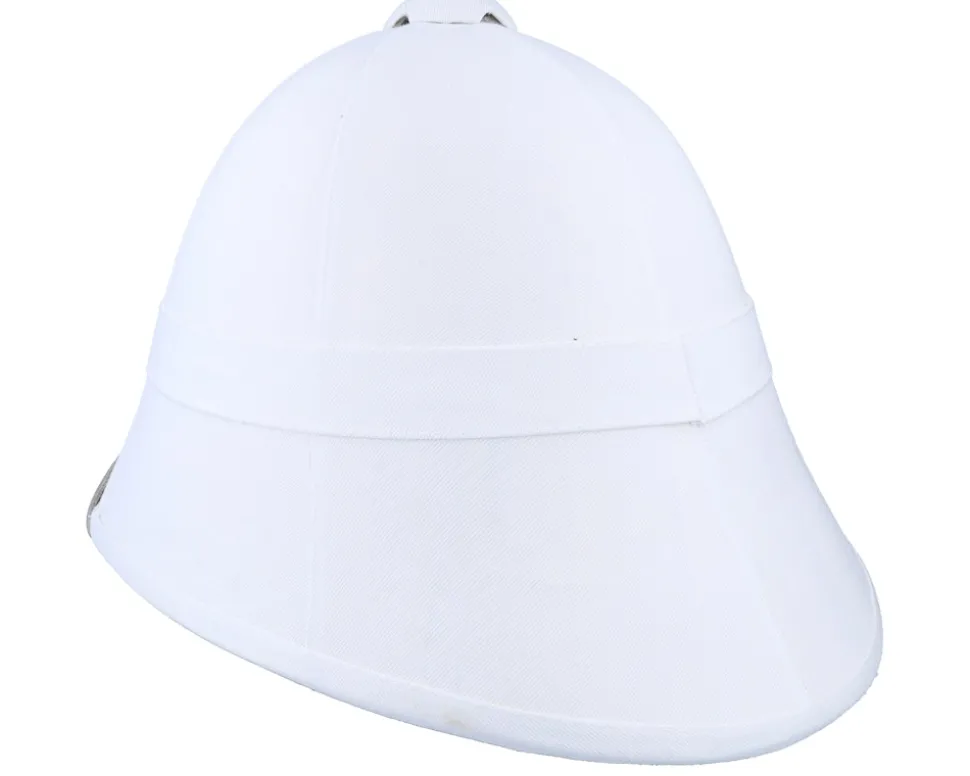 British White Pith Helmet - Village Hats