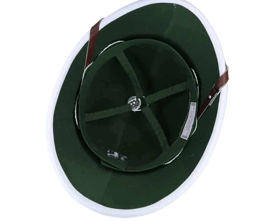 British White Pith Helmet - Village Hats