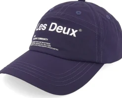 Brody Tech Dark Navy/White 5-Panel - Les Deux